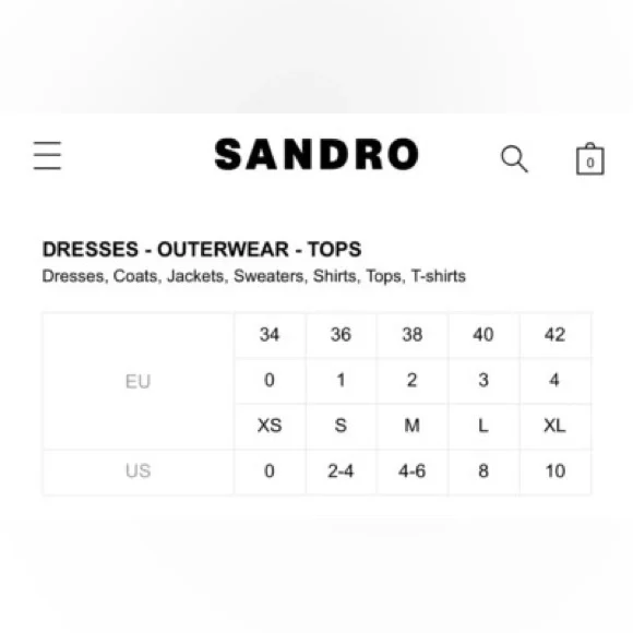 Sandro Paris 36 wool cowhide leather peacoat jacket grey black tweed luxury fall - Picture 12 of 12